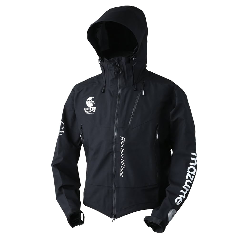 MAZUME フィッシングジャケット 黒 mazume CORE ALL WEATHER SUIT